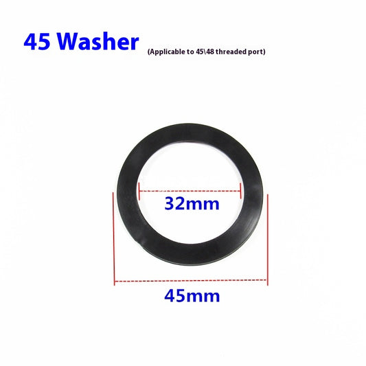 Gasket sealing ring threaded connection pipe special rubber ring 45/56mm high quality leather ring good elasticity sealing waterproof Changshu Mocheng Yongliu Plastic Products Store