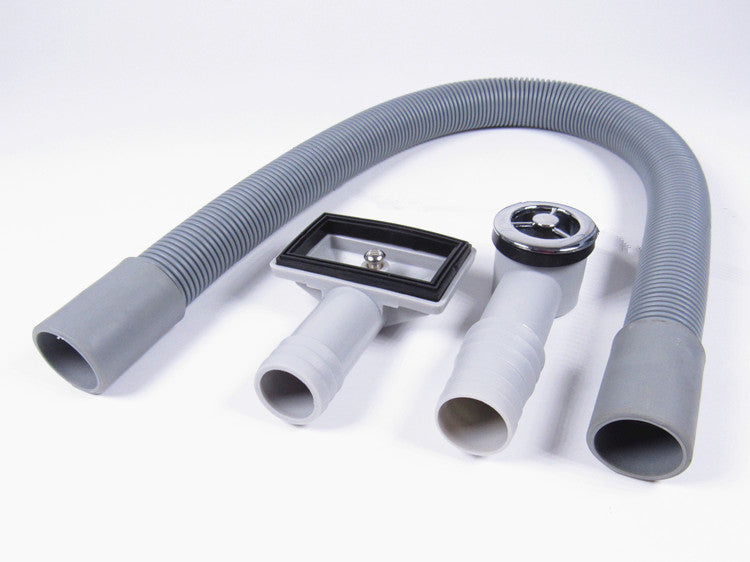 New thickened sink overflow pipe 25mm diameter kitchen drain tee overflow outlet accessories extension pipe for 10 years Changshu Mocheng Yongliu Plastic Products Store
