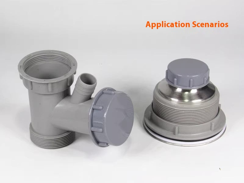 Threaded pipe cap threaded plug seal plug cover PVC plastic cover kitchen sink drain pipe accessories Changshu Mocheng Yongliu Plastic Products Store