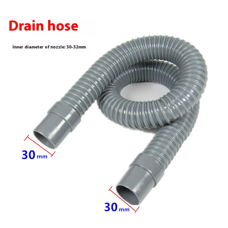 Sewer pipe drainage pipe downpipe large diameter vegetable washing basin washing machine kitchen sink drainage extension pipe Changshu Mocheng Yongliu Plastic Products Store