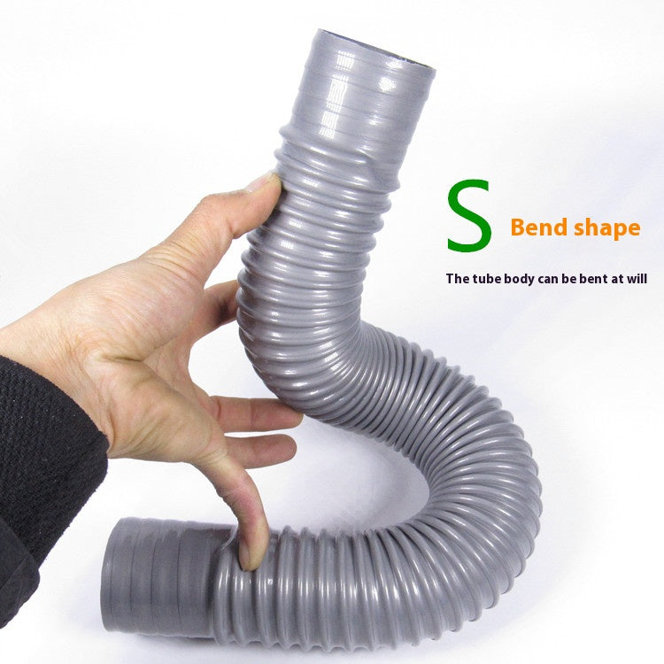 Sewer pipe drainage pipe downpipe large diameter vegetable washing basin washing machine kitchen sink drainage extension pipe Changshu Mocheng Yongliu Plastic Products Store