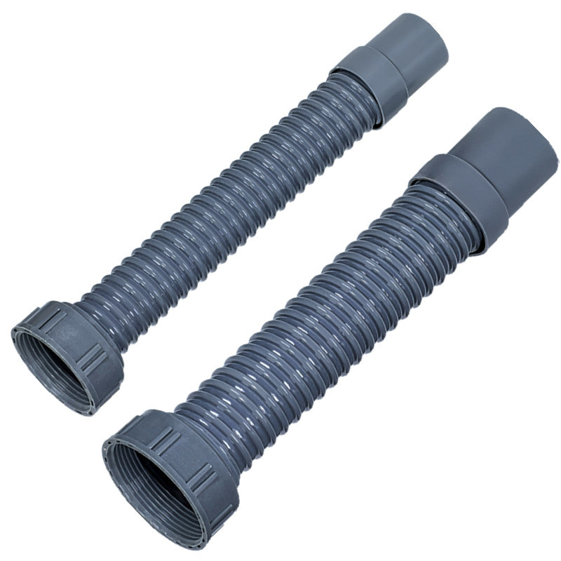 Thickened 56 59mm single thread hose 45 48 single nut double sink kitchen drain pipe high temperature resistant plastic Changshu Mocheng Yongliu Plastic Products Store