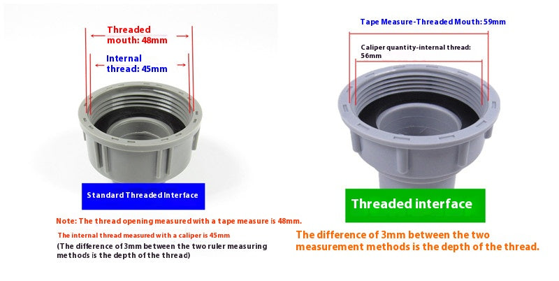 Thickened universal deodorizing drain hose kitchen sink basin vegetable basin mop pool with extended drain pipe-2 Changshu Mocheng Yongliu Plastic Products Store