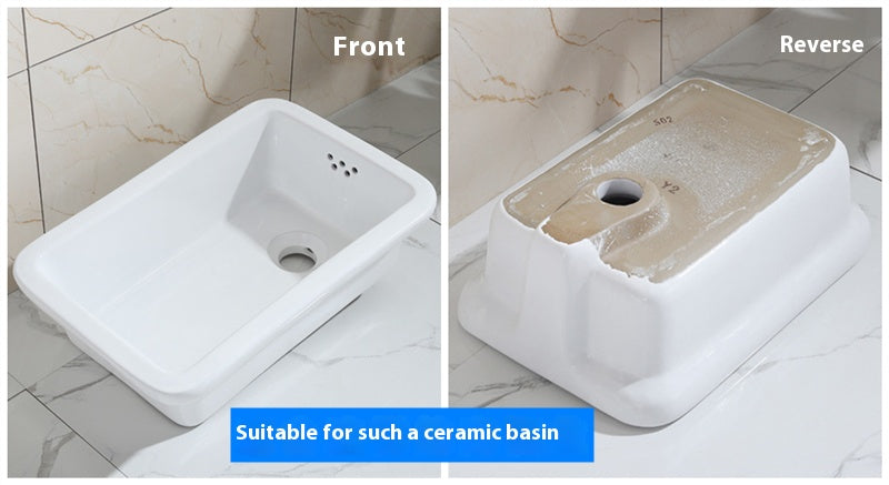 Extended thread high-end ceramic basin 50 models of drain with blue large mop pool old-fashioned sink drain pipe Changshu Mocheng Yongliu Plastic Products Store
