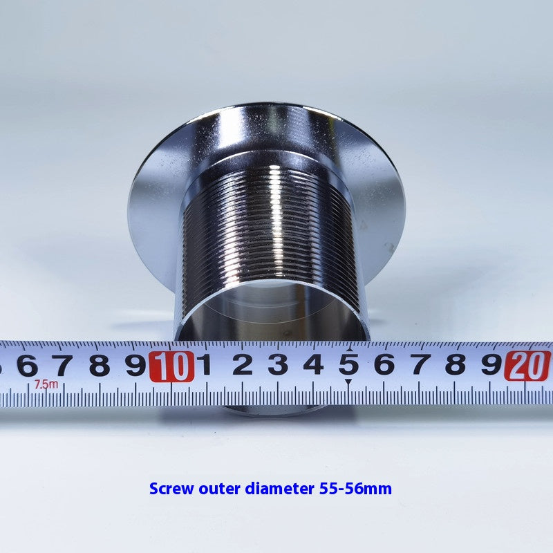 Extended thread high-end ceramic basin 50 models of drain with blue large mop pool old-fashioned sink drain pipe Changshu Mocheng Yongliu Plastic Products Store